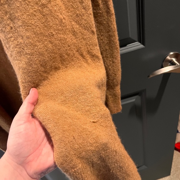 Madewell oversized camel color cardigan - Picture 3 of 5